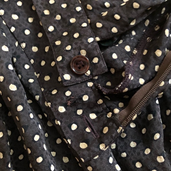 Brown Polka Dots Skirt - Picture 8 of 9